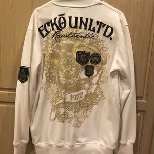 MENS TRACK JACKET ECKO UNLTD UNLIMITED SIZE M